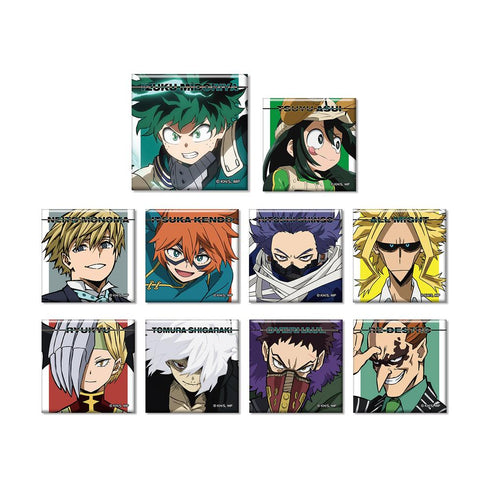 『僕のヒーローアカデミア』トレーディングスクエア缶バッジ ver.A(単位/BOX)【202508再販】